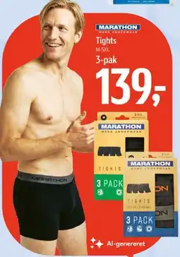Føtex Marathon Tights 3-pak tilbud
