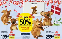Føtex Spring Copenhagen træfigurer — Spar 50% tilbud