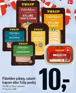 Føtex Tulip pålæg og postej tilbud