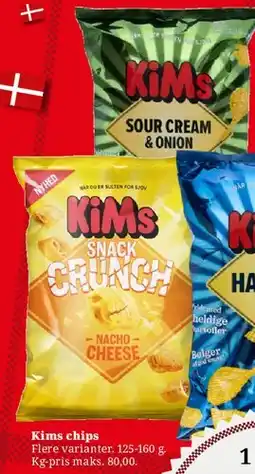 Dagli'Brugsen KiMs chips tilbud
