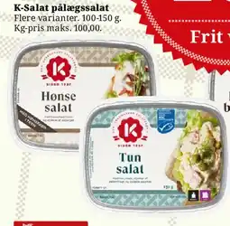 Dagli'Brugsen K-Salat pålægssalat tilbud