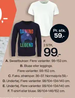Føtex T-shirt / bluse til børn tilbud