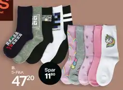 Føtex B. 5-PAK strømper tilbud