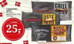 Dagli'Brugsen Langelænder pølser tilbud