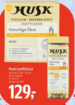 Føtex Husk kosttilskud tilbud