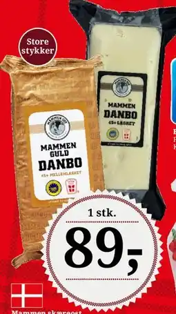 Dagli'Brugsen Mammen skæreost tilbud