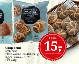 Dagli'Brugsen Coop brød tilbud