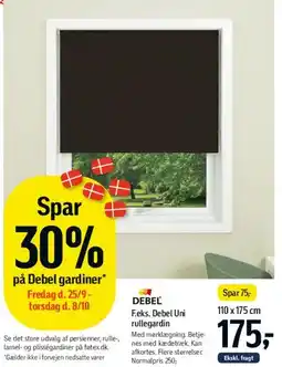 Føtex Debel Uni rullegardin tilbud