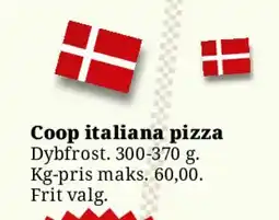 Dagli'Brugsen Coop Italiana pizza (price badge) tilbud