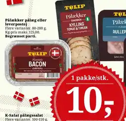 Dagli'Brugsen TULIP Pålækker / Klassisk bacon (leverpostej) tilbud