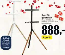 Føtex Sinox TV-gulvstander tilbud