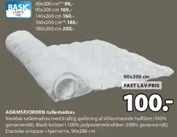 JYSK ADAMSFJORDEN rullemadras tilbud