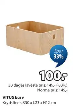 JYSK VITUS kurv tilbud