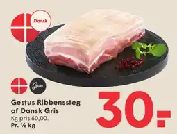 SPAR Gestus Ribbenssteg af Dansk Gris tilbud
