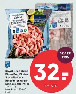 SPAR Royal Greenland Disko Bay – rejer / skalldyr tilbud