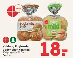 SPAR Kohberg Rugbrødsboller / Rugmild tilbud