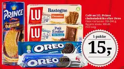 Dagli'Brugsen Café au LU, Prince chokoladekiks eller Oreo tilbud