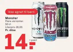 SPAR Monster tilbud
