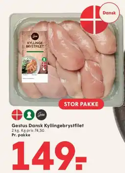 SPAR Gestus Dansk Kyllingebrystfilet tilbud