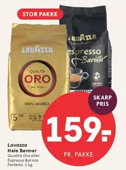 SPAR Lavazza Hele Bønner tilbud