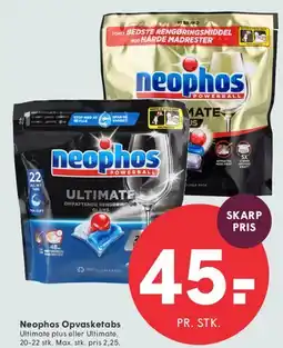 SPAR Neophos Opvasketabs tilbud