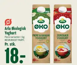 Min Købmand Arla Økologisk Yoghurt tilbud
