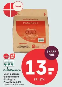 SPAR Grøn Balance Økologisk Piskefløde 38% tilbud