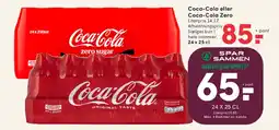 SPAR Coca-Cola eller Coca-Cola Zero (24 x 25 cl) tilbud