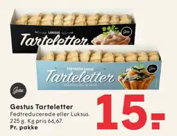 SPAR Gestus Tarteletter tilbud