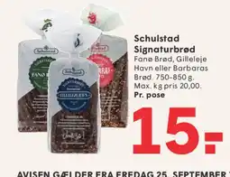 SPAR Schulstad Signaturbrød tilbud