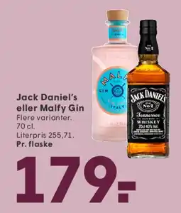 SPAR Jack Daniel's eller Malfy Gin tilbud