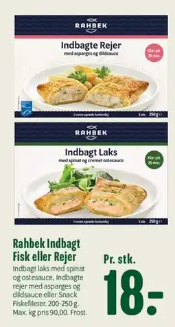 Min Købmand Rahbek Indbagt Fisk eller Rejer (Indbagte Rejer / Indbagt Laks) tilbud