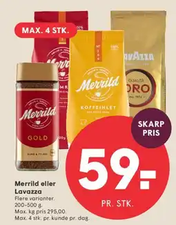 SPAR Merrild eller Lavazza tilbud