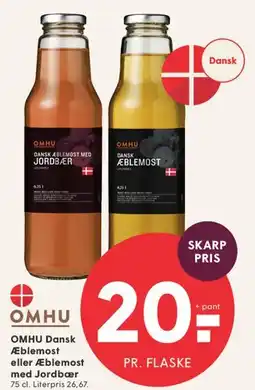 SPAR OMHU Dansk Æblemost tilbud