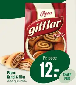 Min Købmand Pågen Kanel Gifflar tilbud