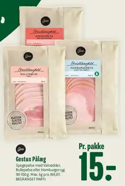 Min Købmand Gestus Pålæg tilbud