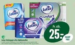 Min Købmand Lotus Toiletpapir eller Køkkenruller tilbud