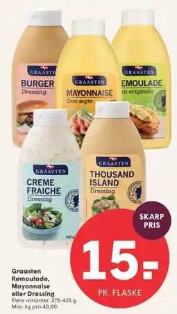 SPAR Graasten Remoulade, Mayonnaise eller Dressing tilbud