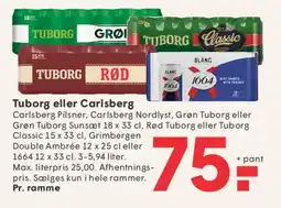 SPAR Tuborg eller Carlsberg tilbud