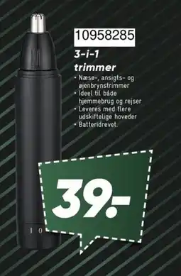 Bilka 3-i-1 trimmer tilbud