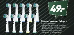 Bilka Børstehoveder 10-pak tilbud