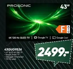 Bilka Prosonic 43" QLED 4K UHD TV tilbud