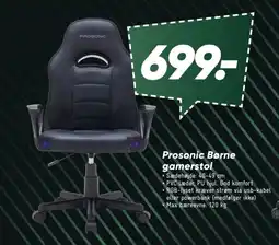 Bilka Prosonic Børne gamerstol tilbud