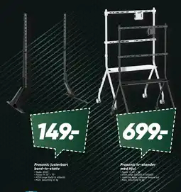 Bilka Prosonic justerbart bord-tv-stativ tilbud