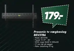 Bilka Prosonic tv vægbeslag BEV3786 tilbud