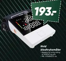 Bilka Hvid blodtryksmåler tilbud