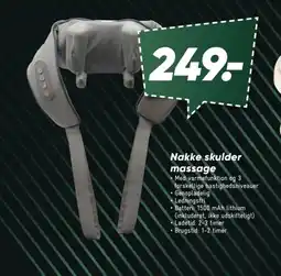 Bilka Nakke skulder massage tilbud
