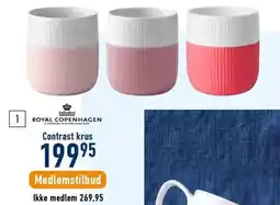 Imerco Royal Copenhagen Contrast krus tilbud