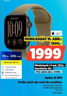 Power Apple Series 12 GPS tilbud