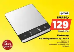 Power Point Køkkenvægt tilbud